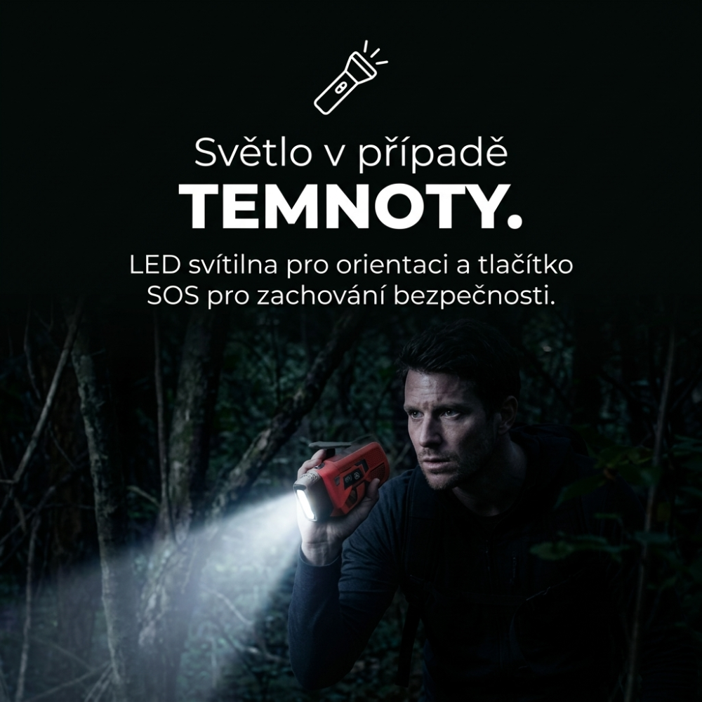 Fizride PRO™ - Multifunkční nouzové rádio