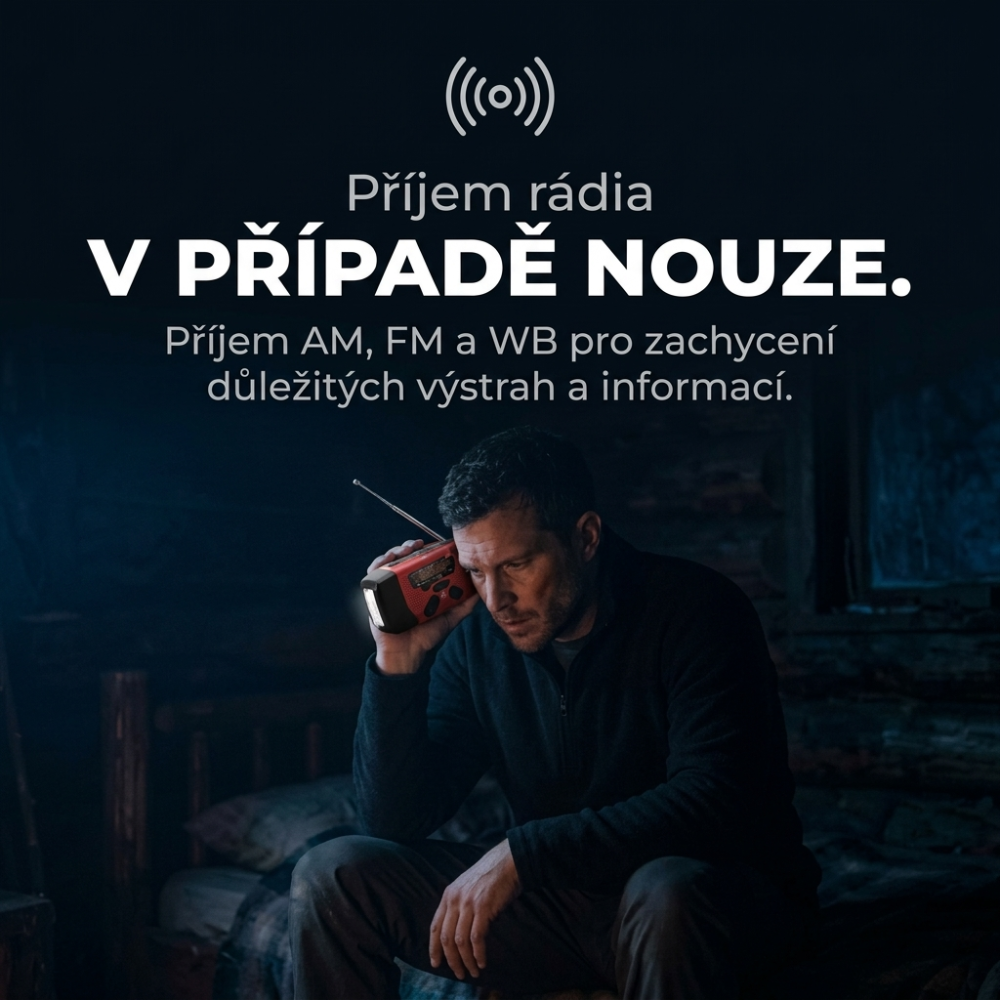 Fizride PRO™ - Multifunkční nouzové rádio